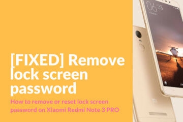 Smartphone Firmware Xiaomi Redmi 3 (PRO)