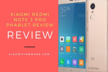 Ang firmware smartphone Xiaomi Redmi 3 (PRO)